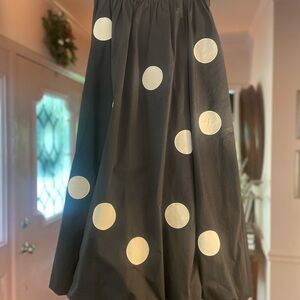 Polka Dot Black and White Skirt
